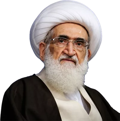 عکس آیت الله نوری همدانی بدون بکگراند برای استفاده در طراحی گرافیکی