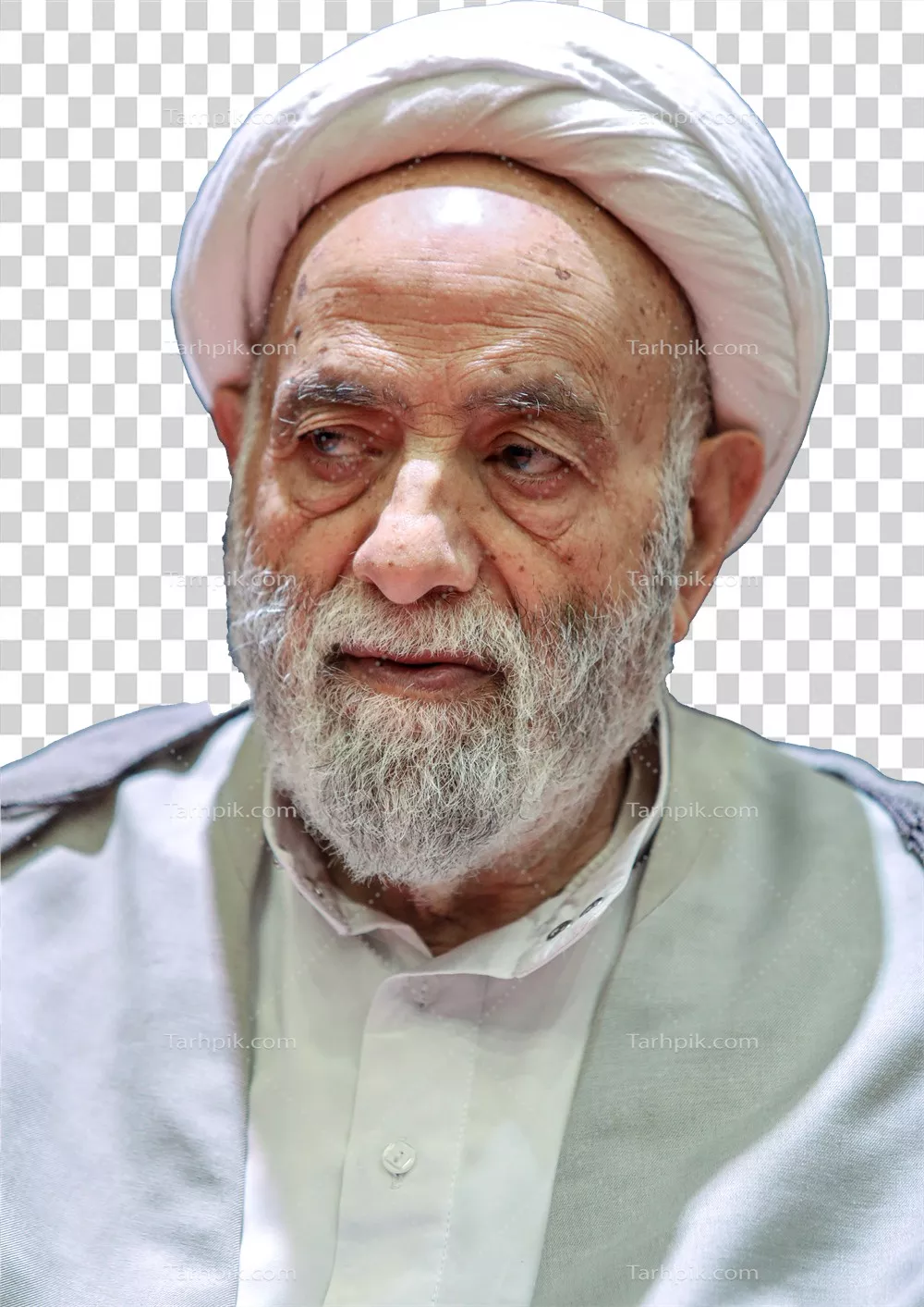 عکس دوربری حاج آقا قرائتی بدون پس زمینه