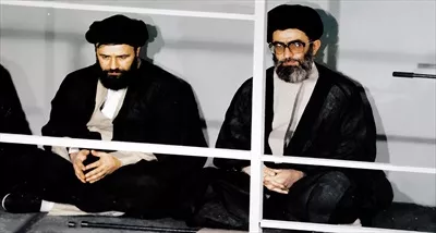 عکس رهبر شهید و سید احمد خمینی در تاریخ