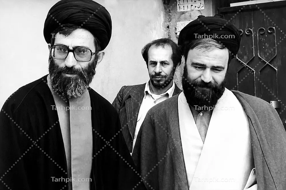 عکس قدیمی رهبر شهید و سید احمد خمینی