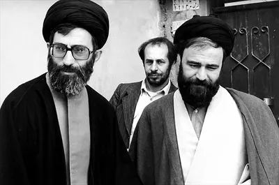 عکس قدیمی رهبر شهید و سید احمد خمینی