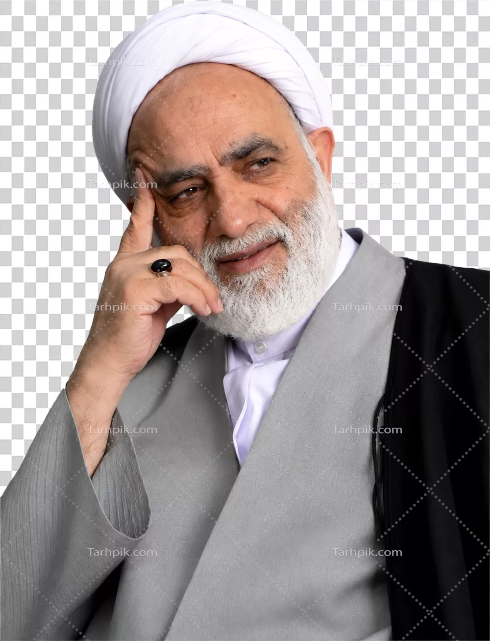عکس دوربری محسن قرائتی بدون پس زمینه با کیفیت بالا