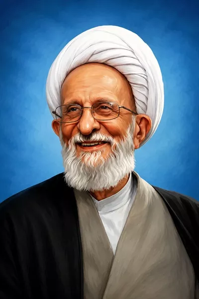 عکس پوستر آیت الله جوادی آملی با کیفیت عالی و وضوح بالا