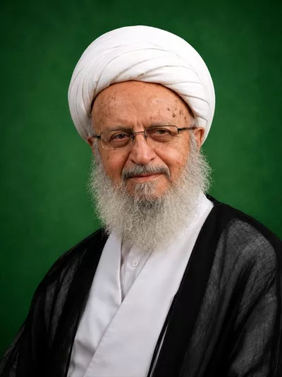 عکس پوستر با کیفیت آیت الله ناصر مکارم شیرازی برای استفاده