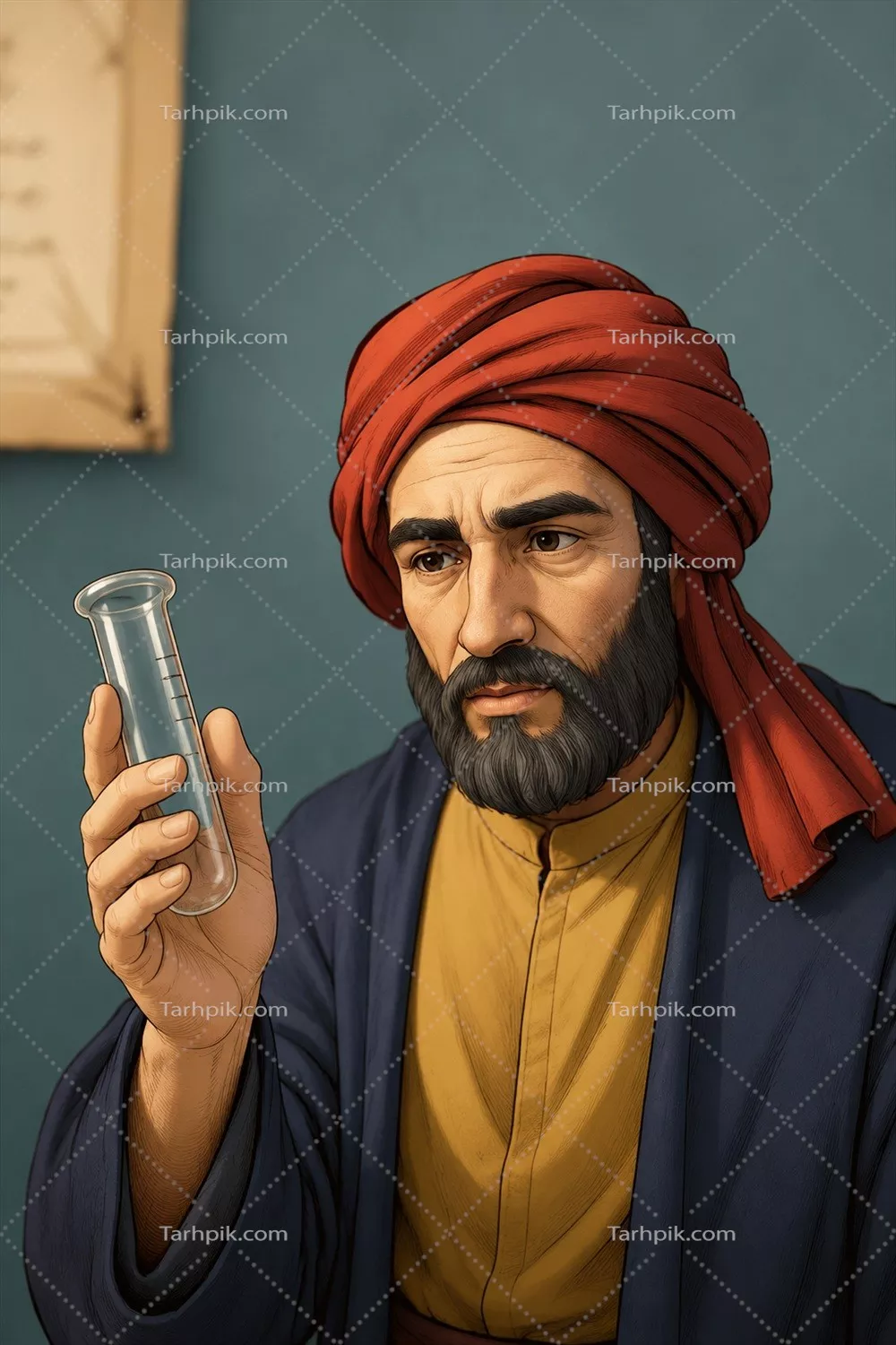 عکس جابر بن حیان شیمی دان بزرگ و تاثیرگذار