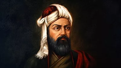 عکس نقاشی نظامی گنجوی با کیفیت عالی و جزئیات دقیق