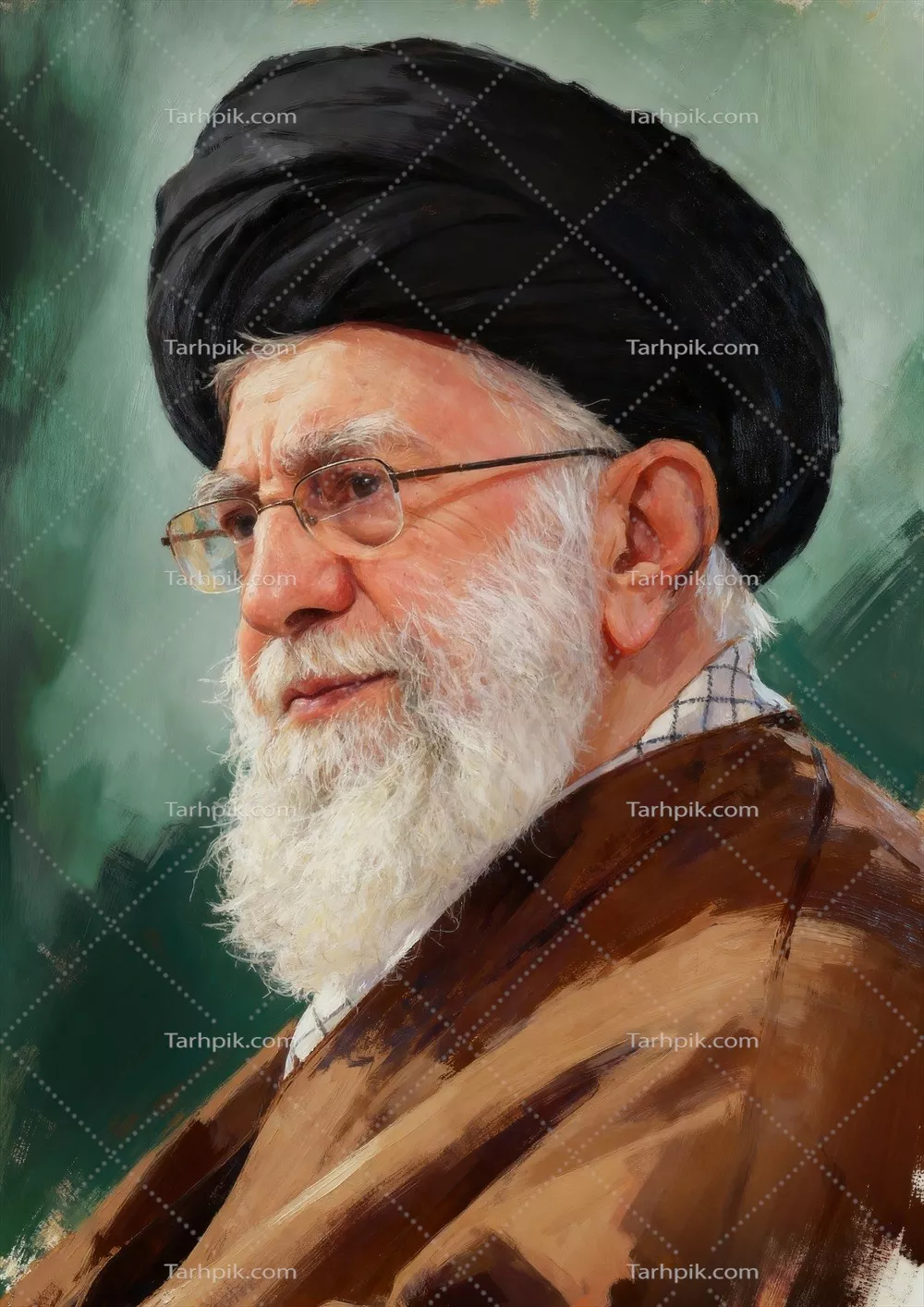 عکس پوستر امام شهید سید علی خامنه ای برای چاپ