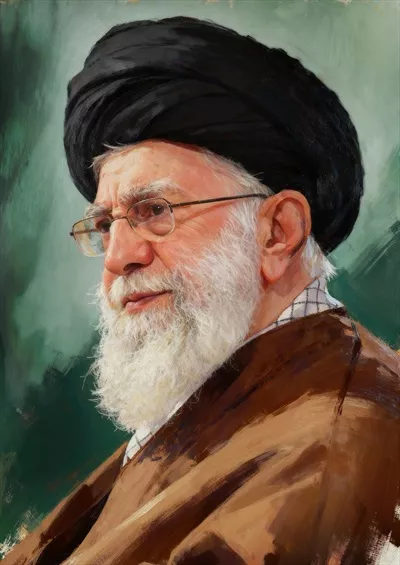 عکس پوستر امام شهید سید علی خامنه ای برای چاپ