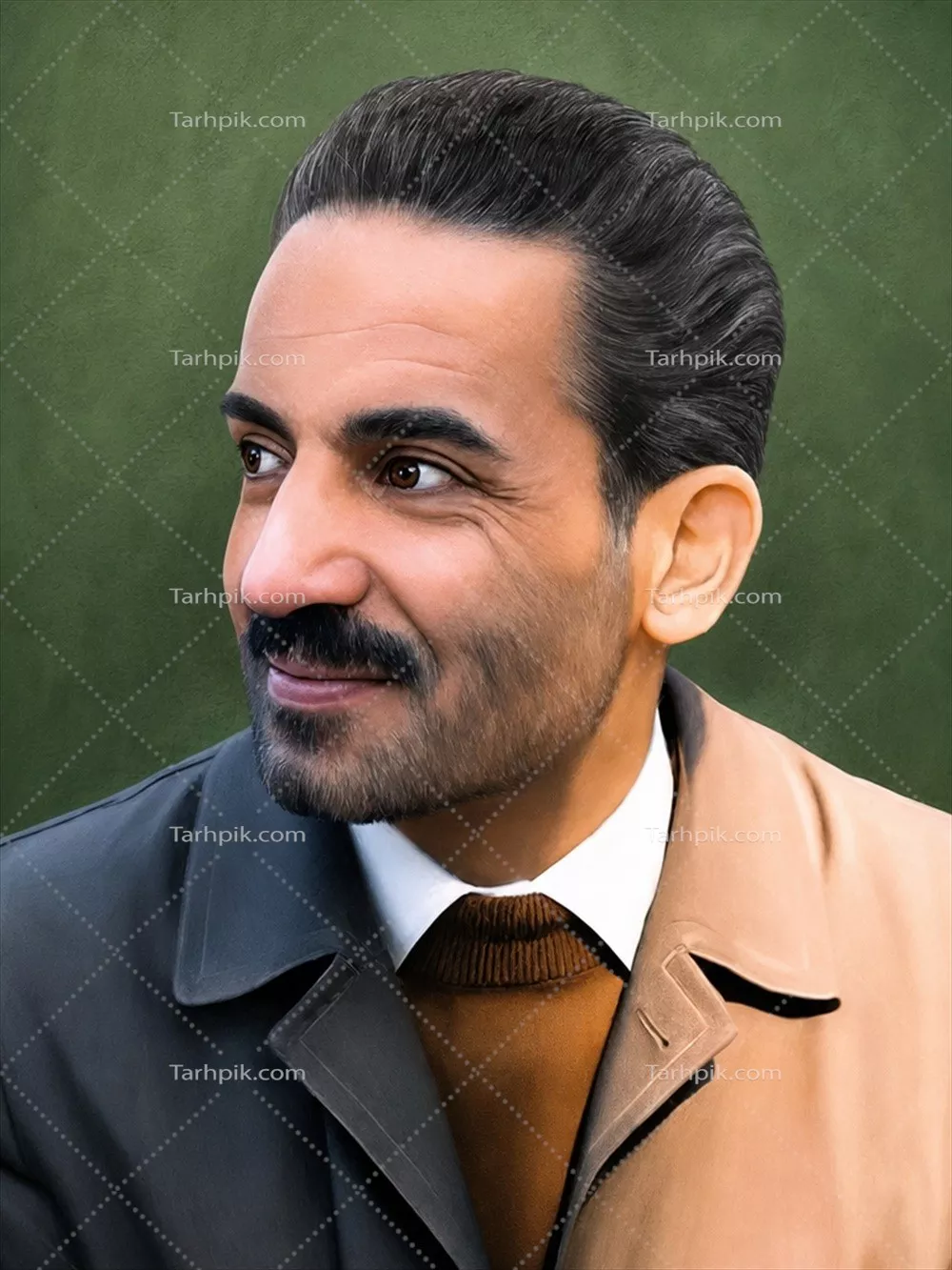 عکس نقاشی دیجیتال محمدعلی رجایی با طراحی خاص