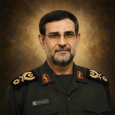 عکس پوستر گرافیکی رنگ روغن علیرضا تنگسیری