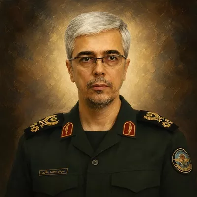 عکس پوستر گرافیکی رنگ روغن محمد باقری