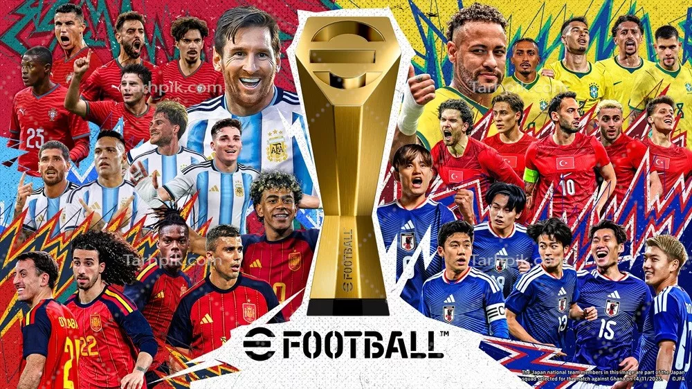 عکس کلید بازی eFootball 2026 برای طرفداران فوتبال