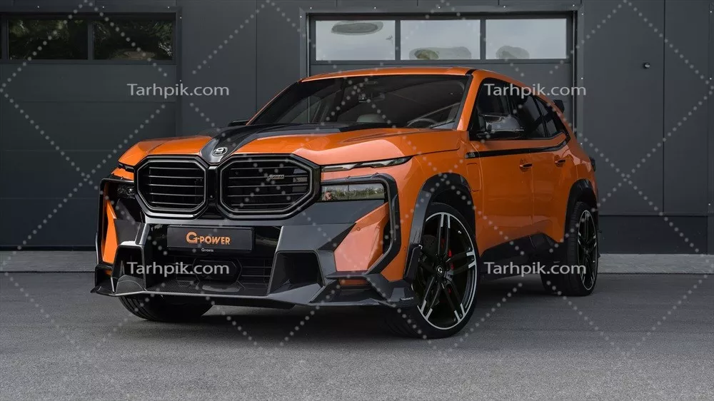 عکس قدرت بی نظیر BMW XM با طراحی خاص
