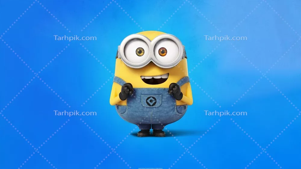 عکس مینیون کارتونی آبی - تصاویر جذاب و خندهدار