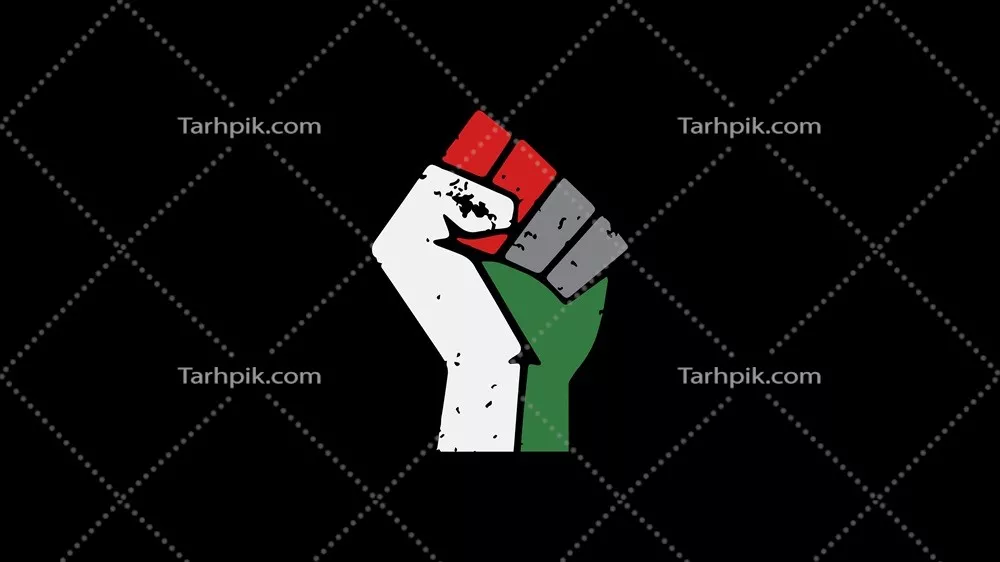 عکس والپیپر دست فلسطین - نماد مقاومت و آزادی