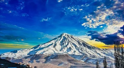 عکس دماوند، قله ای با عظمت و زیبایی طبیعی