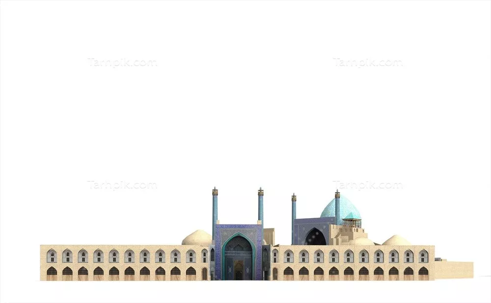عکس مسجد شیخ لطف الله اصفهان به صورت ماکت