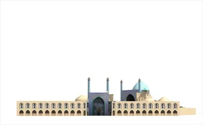 عکس مسجد شیخ لطف الله اصفهان به صورت ماکت