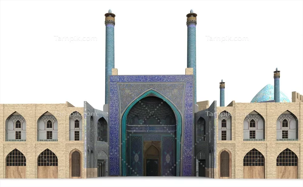 عکس مسجد سلطنتی اصفهان: نماد معماری اسلامی در ایران