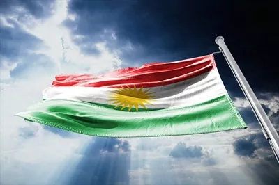عکس پرچم کوردستان عراق: نماد هویت و فرهنگ