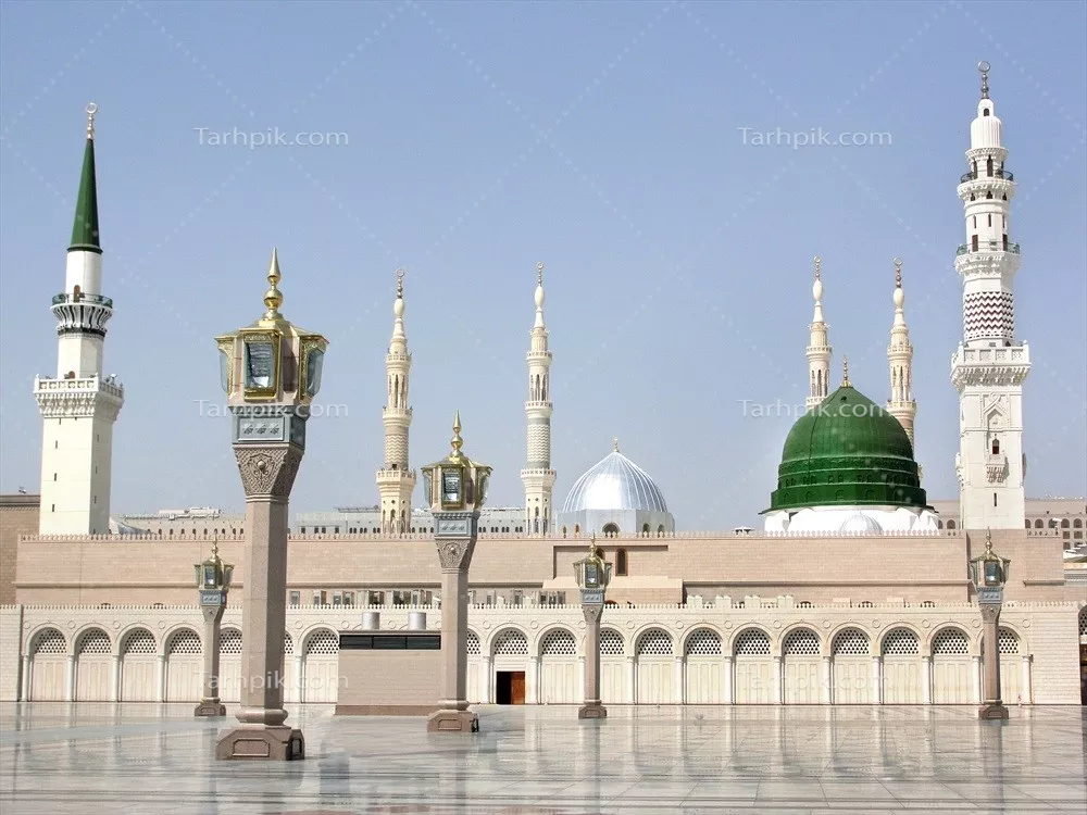 عکس مسجدالحرام در عربستان با کعبه مقدس