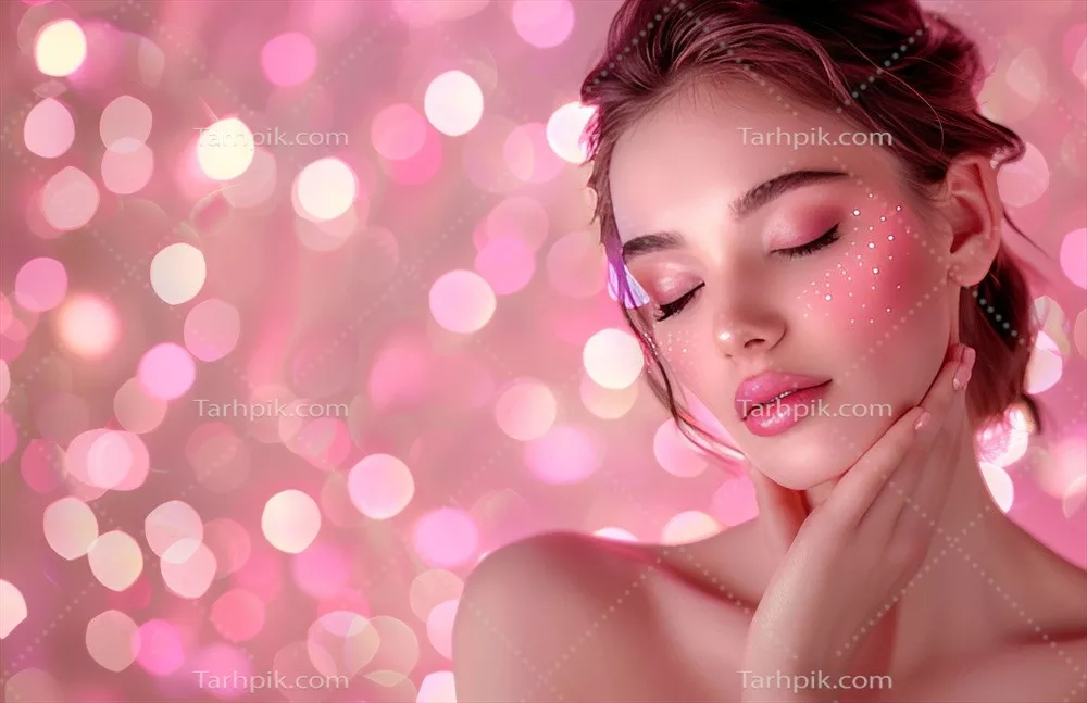 عکس زنی جوان در حالتی شیک با کیفیت