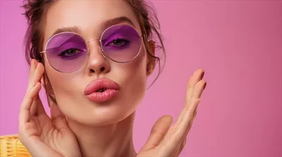 عکس مدل زن شگفتانگیز در حالتی خاص