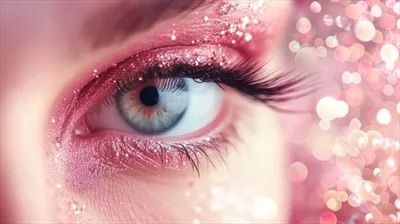 عکس پسزمینه زیبا برای اکستنشن مژه