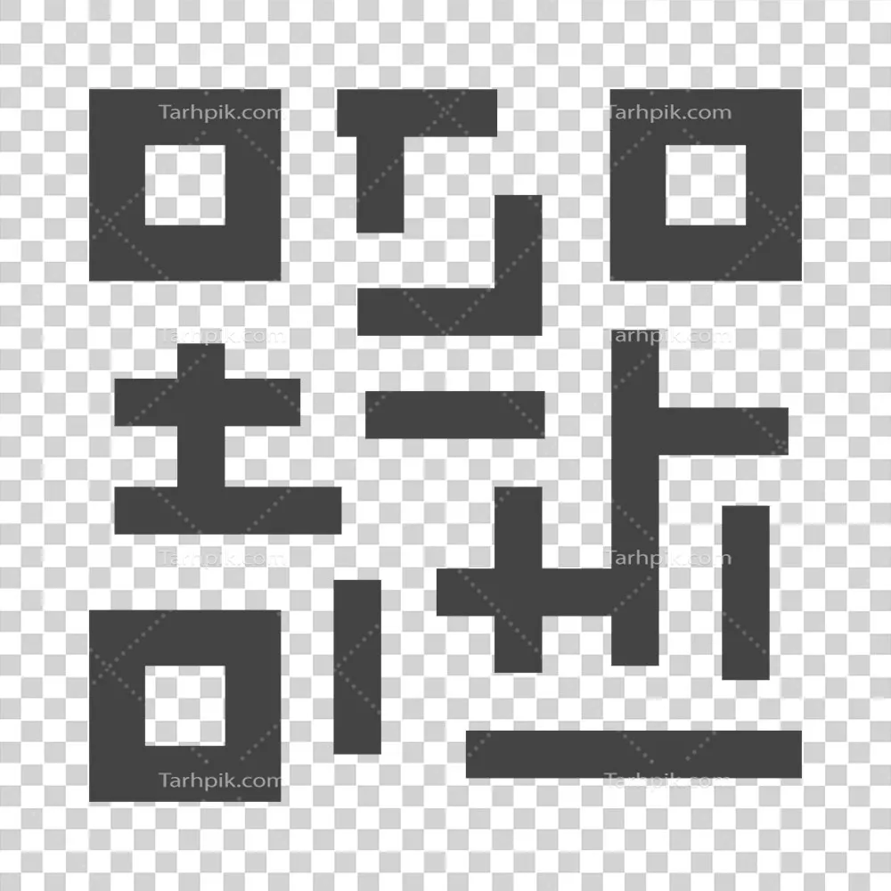 عکس دوربری طراحی آیکون کد QR: نماد مدرن و کاربردی