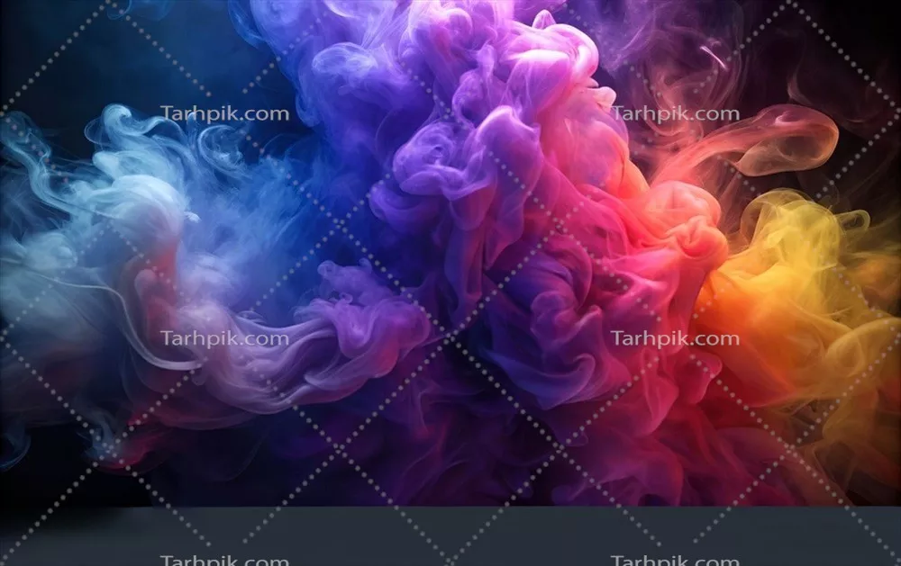 عکس پس زمینه دود رنگارنگ