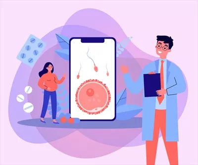 وکتور صفحه نمایش گوشی هوشمند با طرح IVF به صورت تصویرسازی وکتور