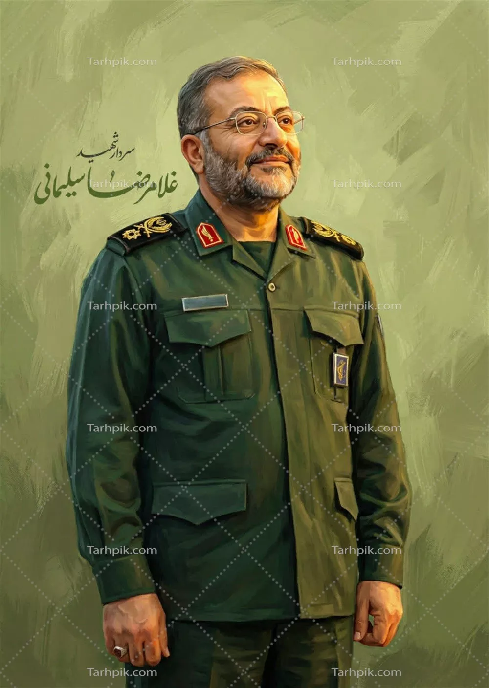 عکس بسیجی شهید غلامرضا سلیمانی و فداکاری های او