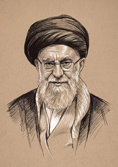عکس حضرت‌آیت الله العظمی شهید امام سید علی خامنه ای