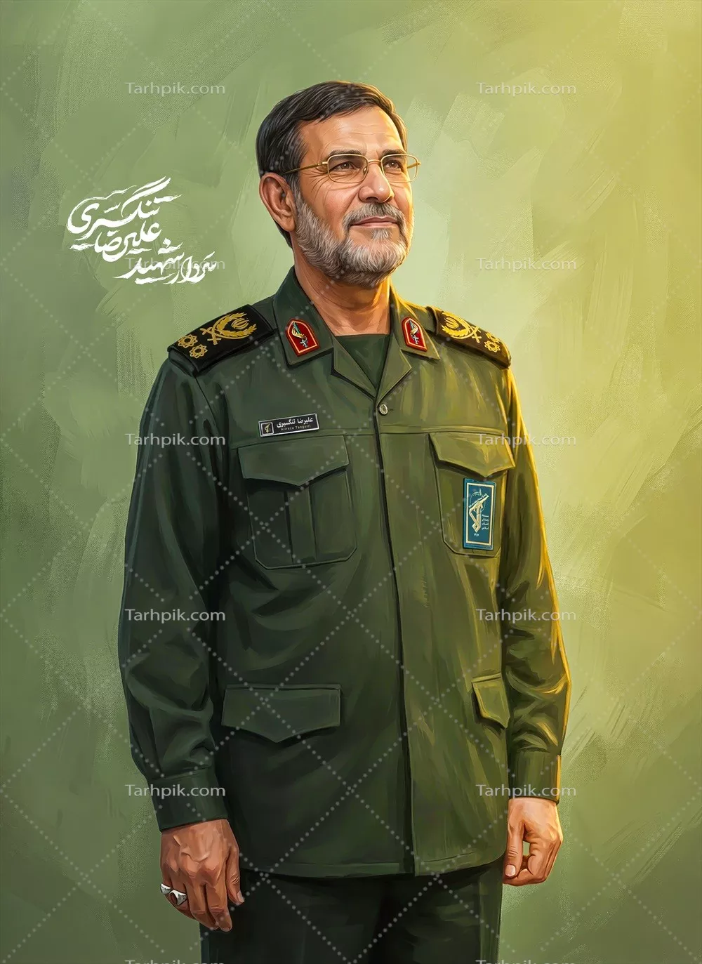 عکس سردار شهید دریادار تنگسیری و نقش ایشان در نیروی دریایی