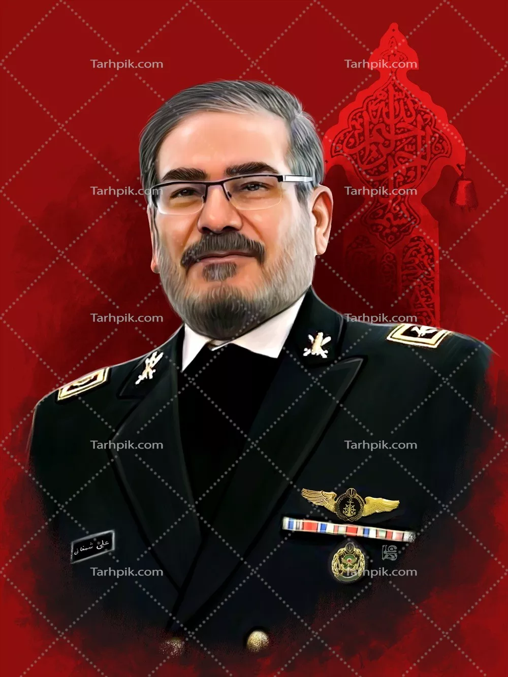 عکس تصاویر با کیفیت عالی از شهید شمخانی