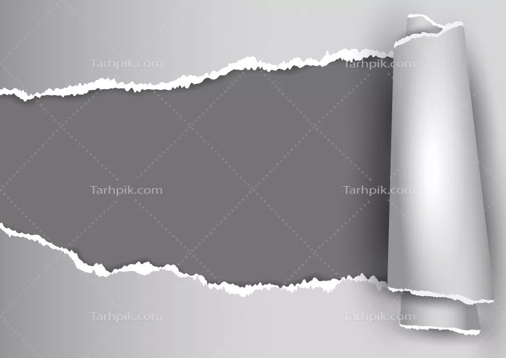وکتور پس زمینه انتزاعی با طراحی کاغذ پاره به رنگ خاکستری