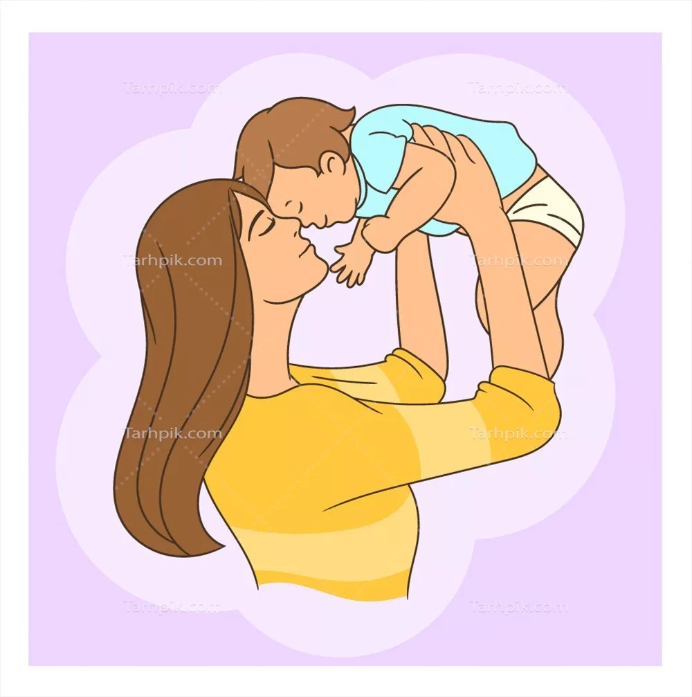 وکتور مادر نوزادش را به هوا پرتاب می‌کند