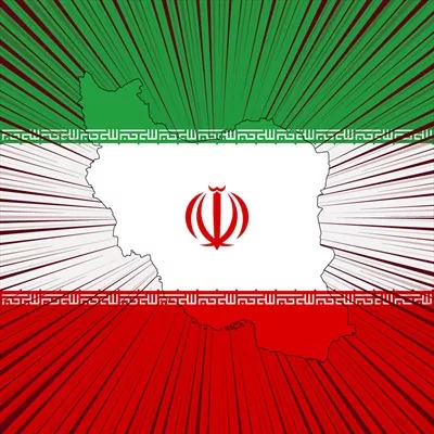 وکتور طراحی نقشه روز استقلال ایران با نمادهای ملی