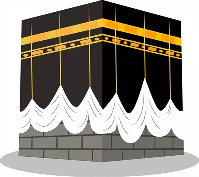 وکتور کعبه، مکان مقدس اسلامی برای عبادت