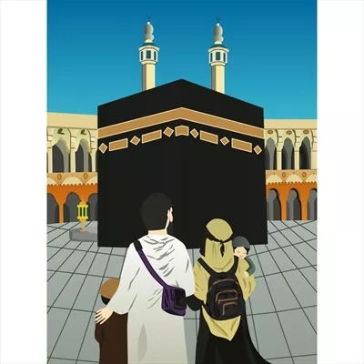 وکتور کعبه در مسجد الحرام