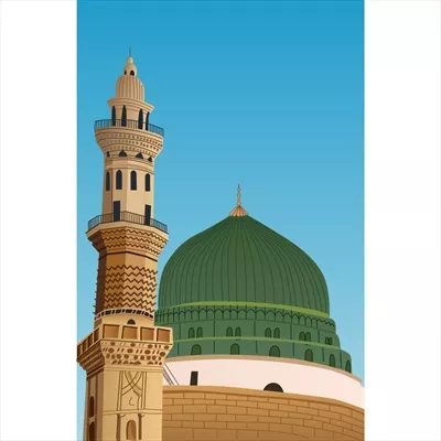 وکتور تصویر وکتور از مولد النبی: جشن تولد پیامبر اسلام