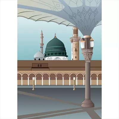  وکتور از مسجد مدینه: طراحی زیبا و دقیق