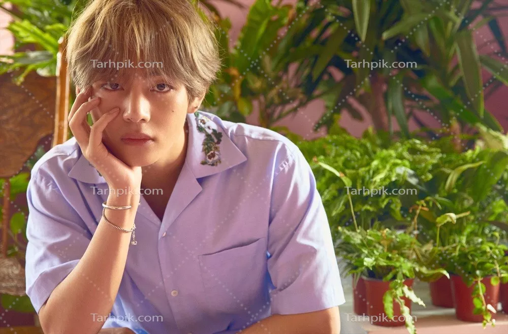 عکس وی از BTS با کیفیت عالی