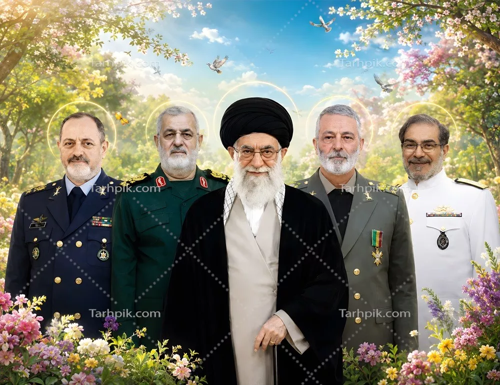 عکس شهدای جنگ رمضان در بهشت و یادآوری فداکاریهای آنان