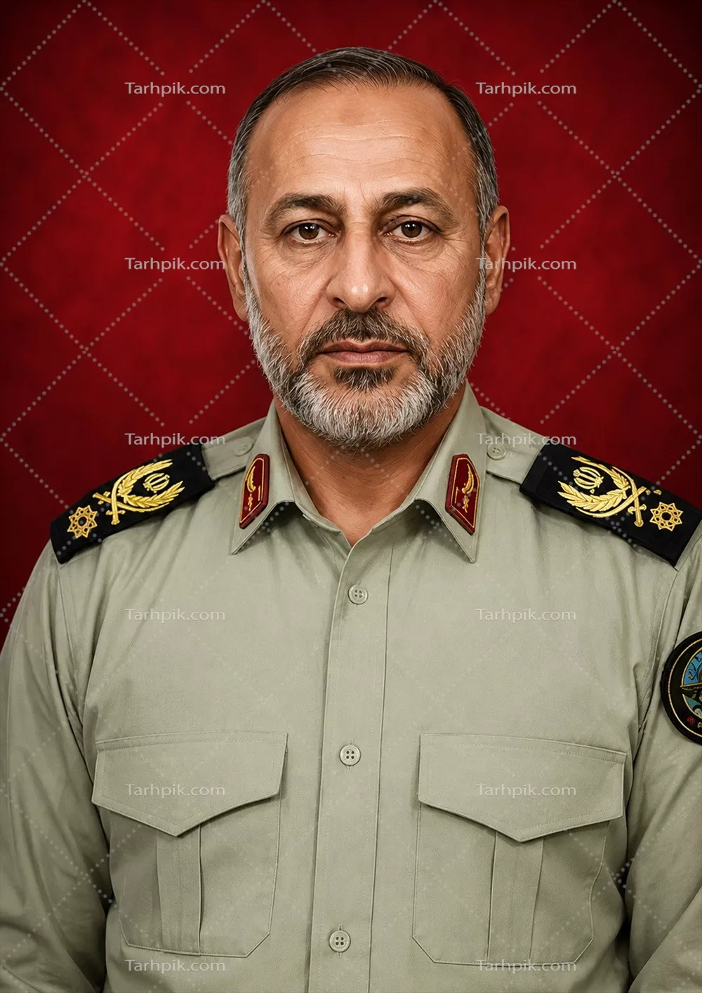عکس نقاشی شهید خلیل هلالی با کیفیت و زیبایی