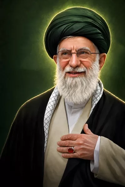 عکس پوستر امام شهید سید علی خامنه ای با کیفیت عالی