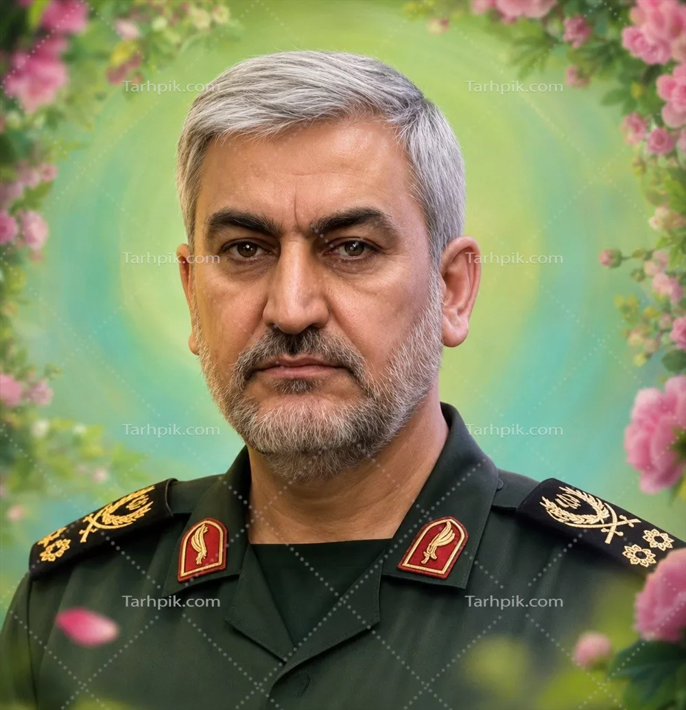 عکس پوستر شهید بهرام حسینی مطلق با کیفیت بالا