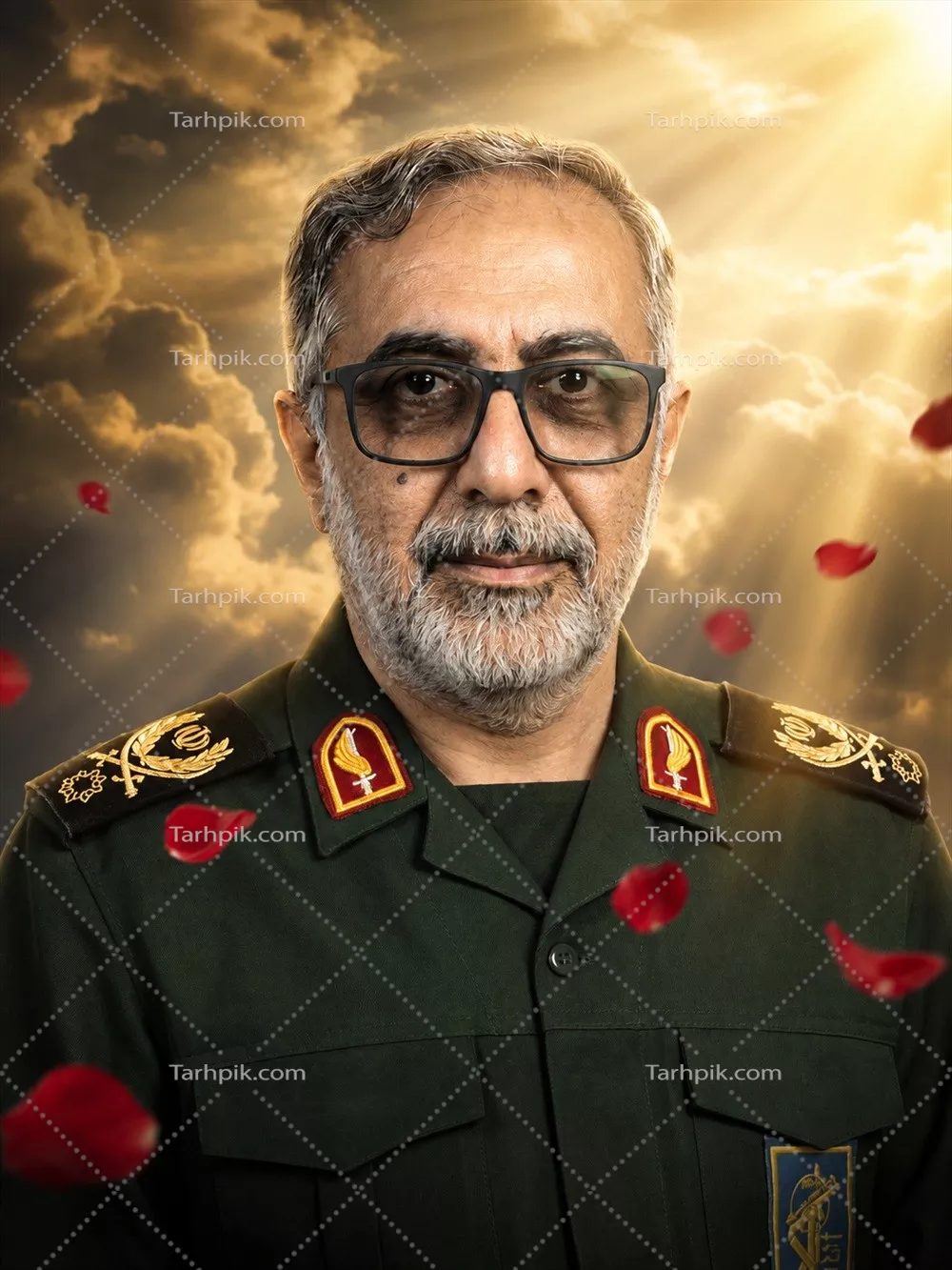 عکس پوستر شهید بهنام رضایی با کیفیت و طراحی زیبا