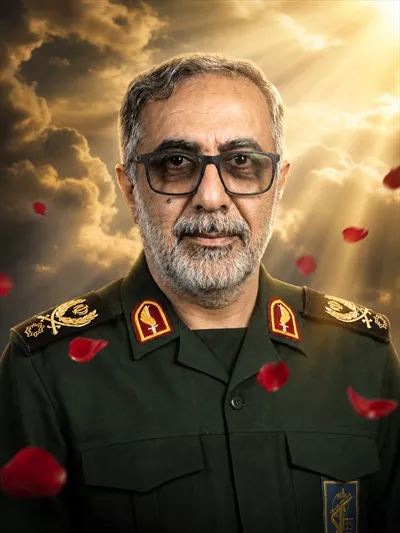 عکس پوستر شهید بهنام رضایی با کیفیت و طراحی زیبا
