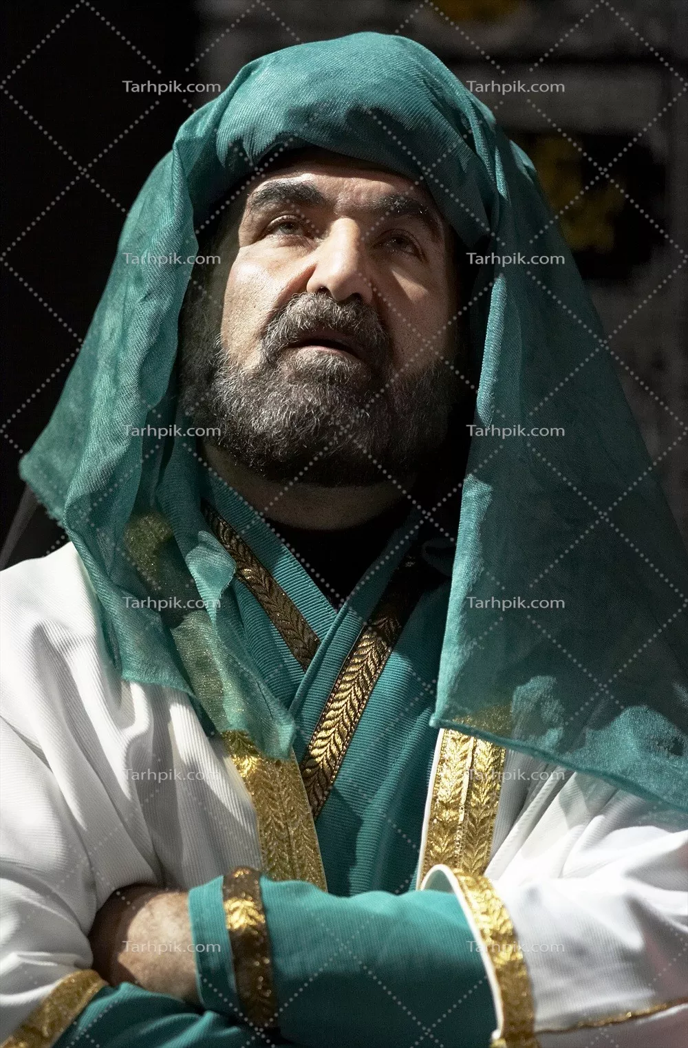 عکس تعزیه خوانی نقش امام حسین در عاشورا